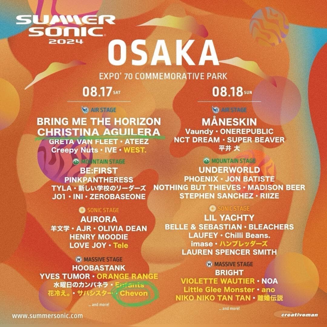 SUMMER SONIC 2024 OSAKA