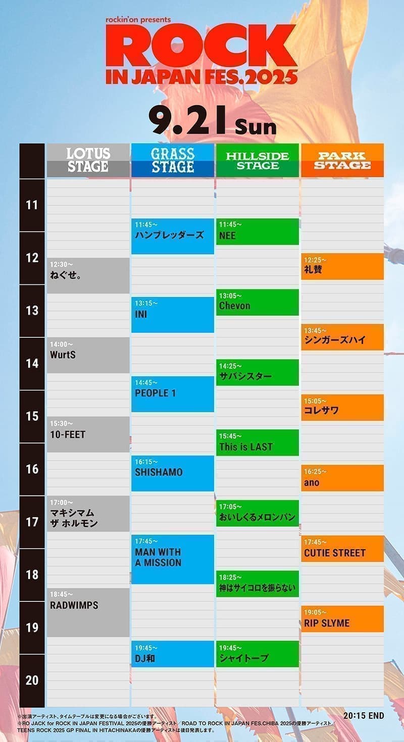 ROCK IN JAPAN FESTIVAL 2025